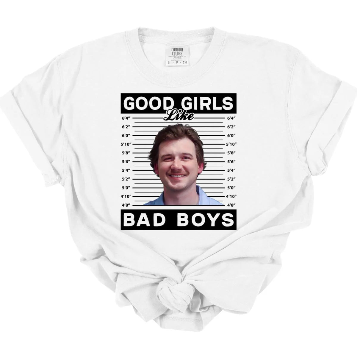 Men's short-sleeve rich sporty-perforated shirt-Good Girls Like Bad Boys Tee  *MADE TO ORDER*