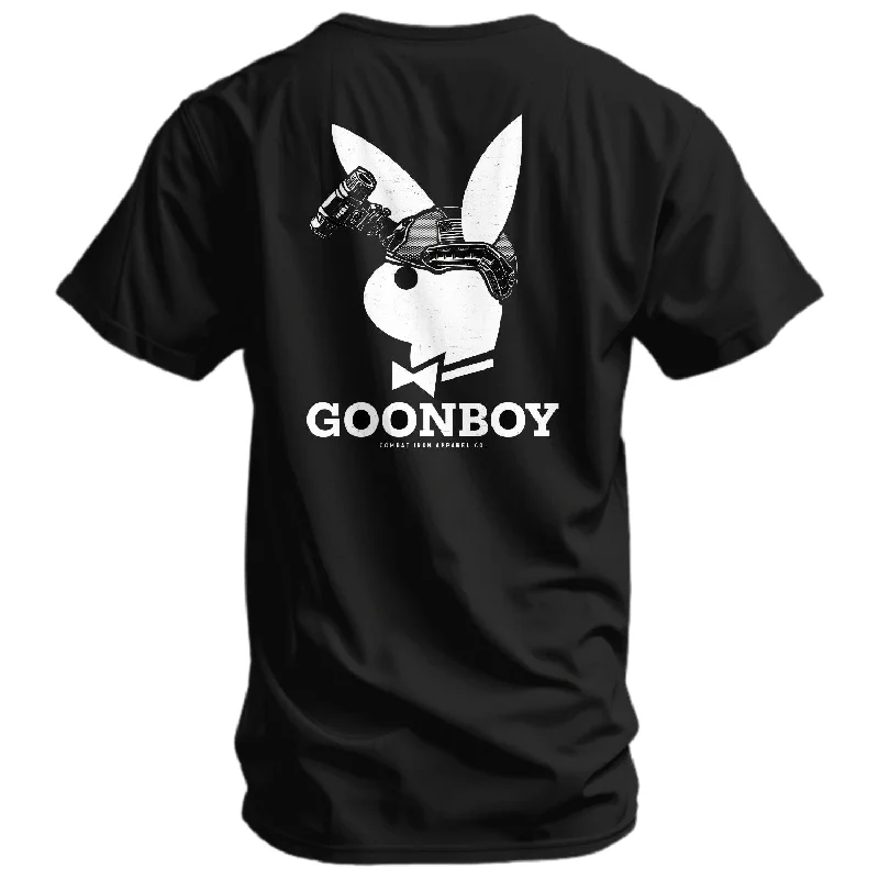 Men's short-sleeve urban warm-stylish-sleek-neutral-techno tee-GOONBOY Men's T-Shirt