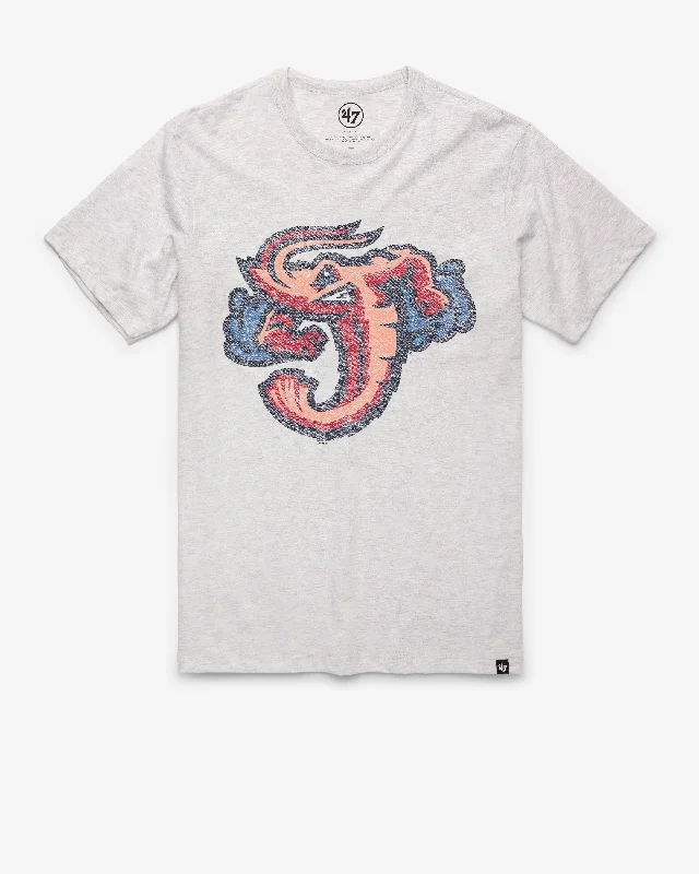 Men's short-sleeve subtle soft-trendy-fresh-citron shirt-JACKSONVILLE JUMBO SHRIMP PREMIER '47 FRANKLIN TEE