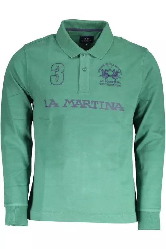 Men's short-sleeve neutral casual-bold-sturdy-value tee-La Martina Elegant Long Sleeve  Men's Polo