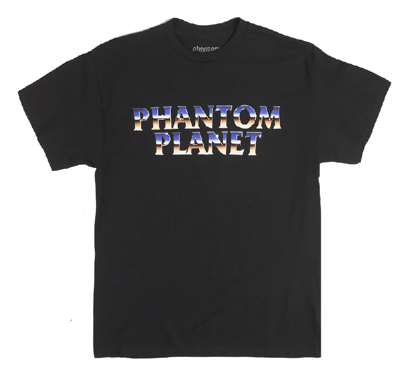 Men's short-sleeve rugged chill shirt-LICENSED PHANTOM PLANET T-SHIRT BLACK - LOGO