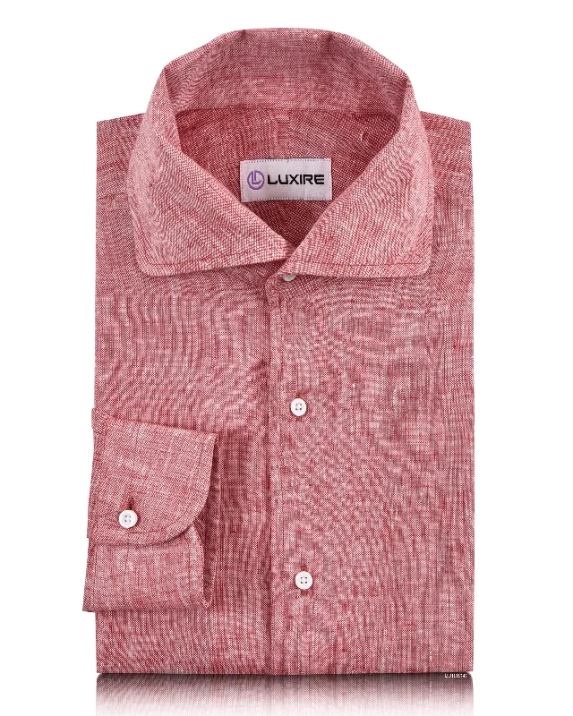 Linen:Red Chambray