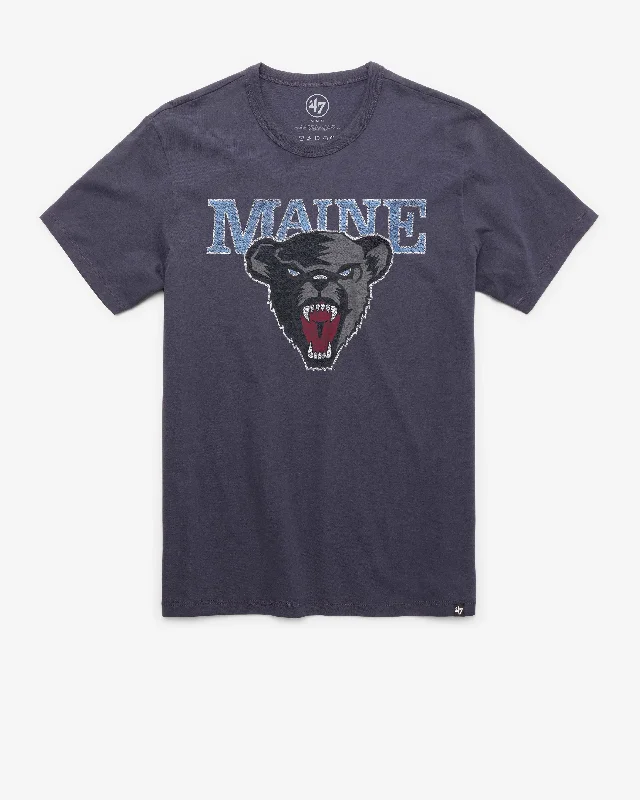 Men's short-sleeve fresh modern-smooth-side-pocket tee-MAINE BLACK BEARS PREMIER '47 FRANKLIN TEE