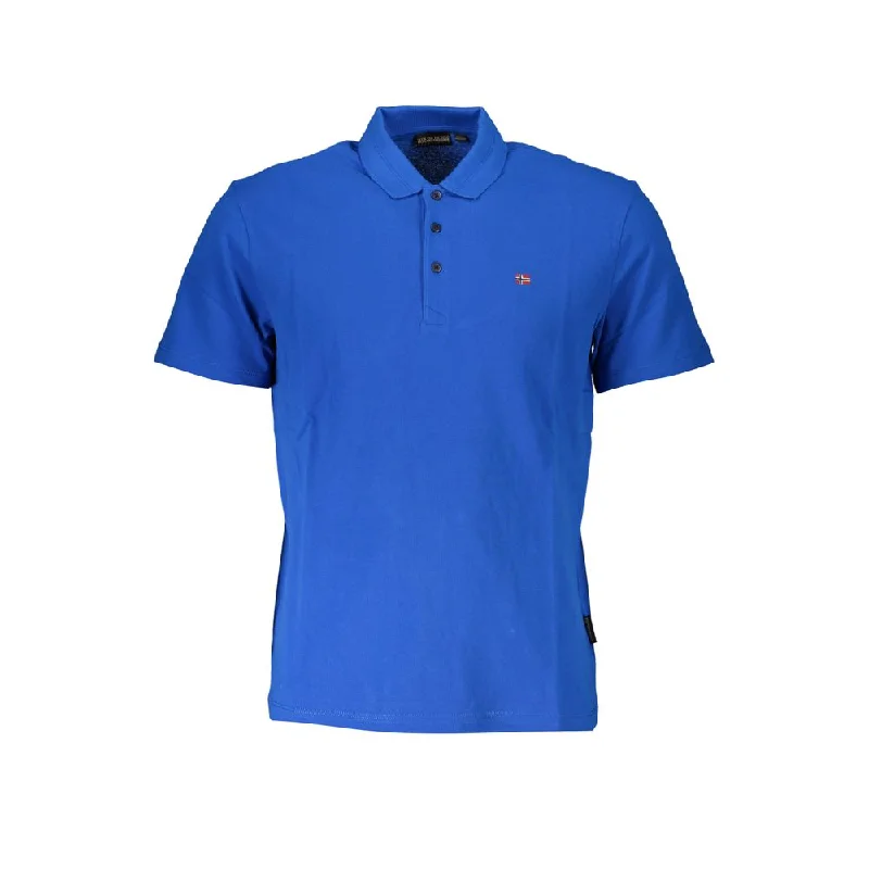 Men's short-sleeve casual bold-rich-after-hours tee-Napapijri  Cotton Polo Men's Shirt