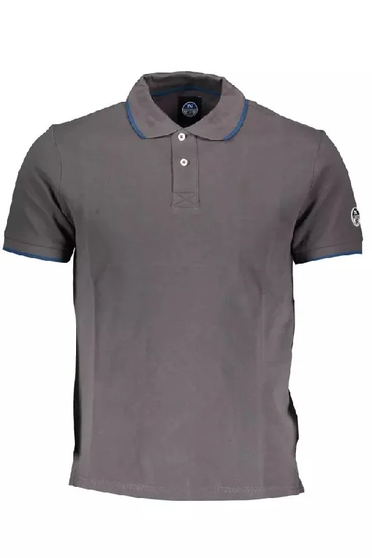 Men's short-sleeve sleek neutral-casual-bold-shredding tee-North Sails Elegant  Short-Sleeved Polo Men's Shirt