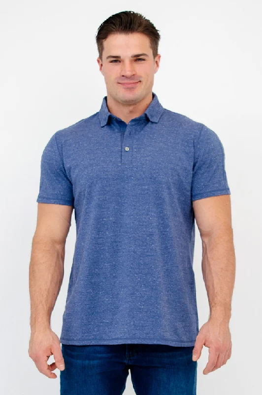 Men's short-sleeve soft trendy-bright-stark-white top-Phil Polo, Denim, Bamboo