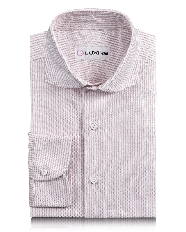 Pink University Stripes Oxford