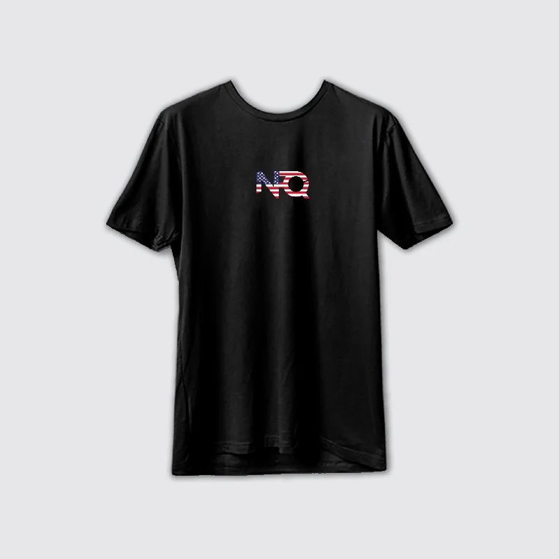 Men's short-sleeve classic glow-accent tee-Training Tee - NFQ Patriot Black