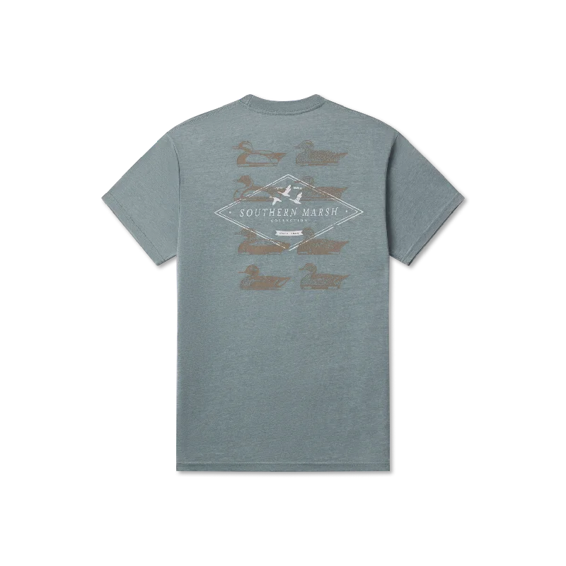 Men's short-sleeve stylish sleek-neutral-casual-acrylic shirt-Youth SEAWASH™ Tee - Decoy Stamp