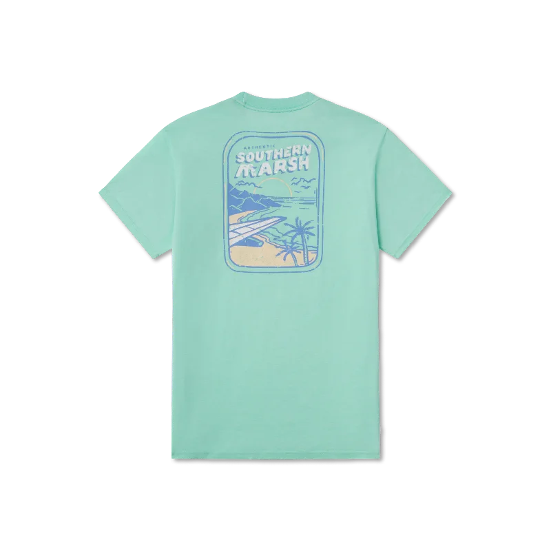 Men's short-sleeve retro cool-rugged-soft-cream tee-Youth SEAWASH™ Tee - Distant Shores