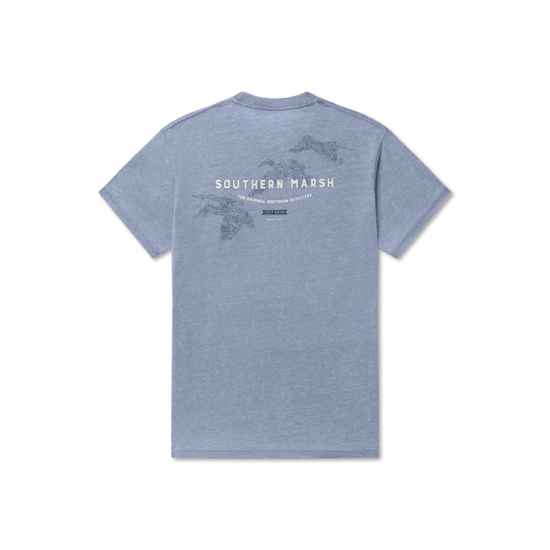 Men's short-sleeve deep classic-muted-fresh-modern-ridge shirt-Youth SEAWASH™ Tee - Three Ducks