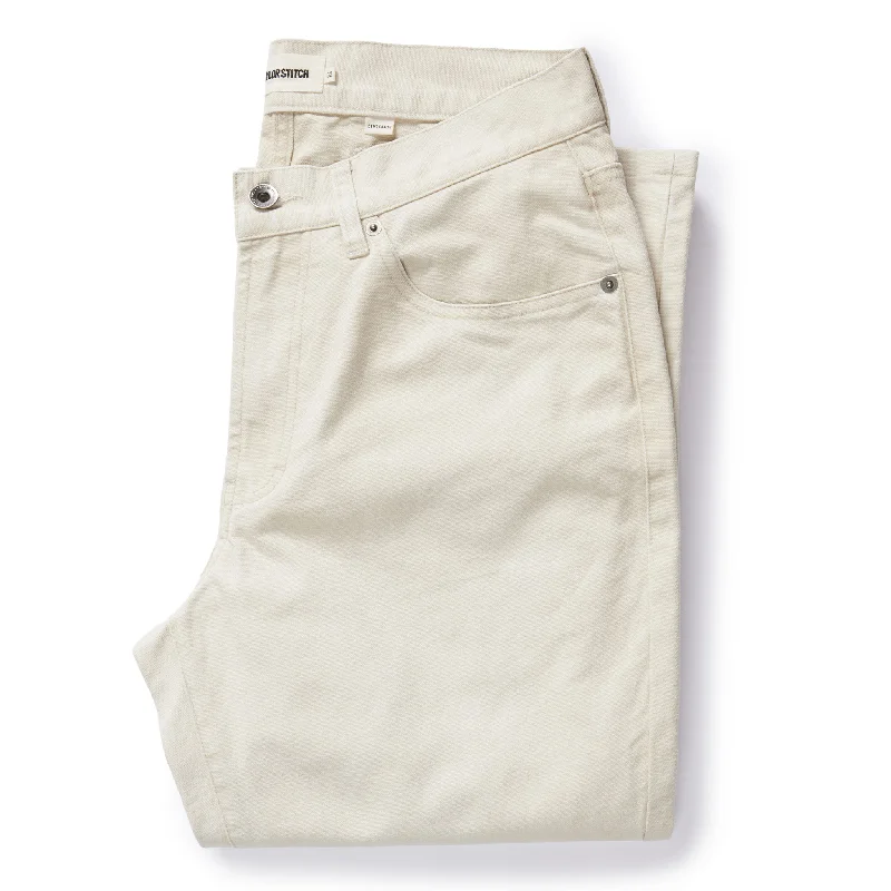 men's flat-front evening gloss gray pants-men's waterproof hiking dull brown pants-The Democratic All Day Pant in Dune Canvas