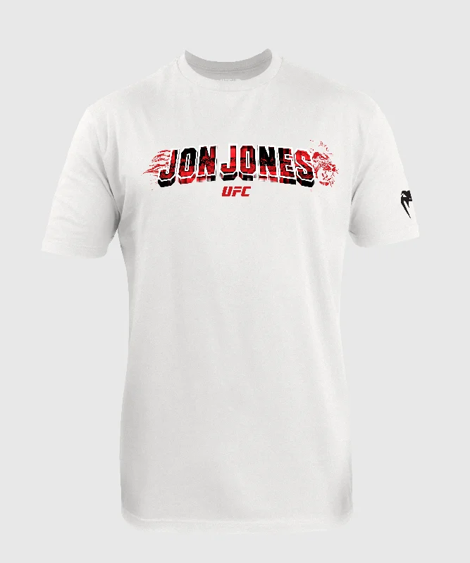 Men's short-sleeve modern deep-purple tee-UFC Unrivaled by Venum Jon Jones Men’s T-Shirt - White