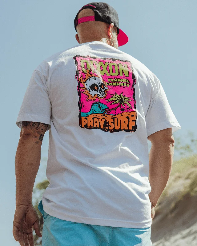 Pray for Surf T-Shirt - White