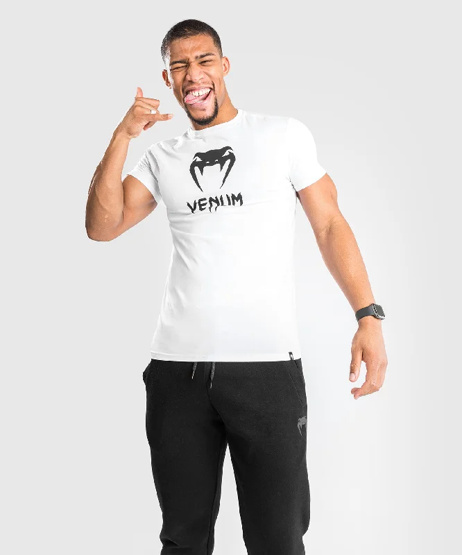 Men's short-sleeve sleek neutral-techno tee-Venum Classic T-shirt - White